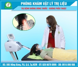 TRỊ LIỆU KÉO GIÃN CỘT SỐNG BẰNG MÁY TRITON DTS 